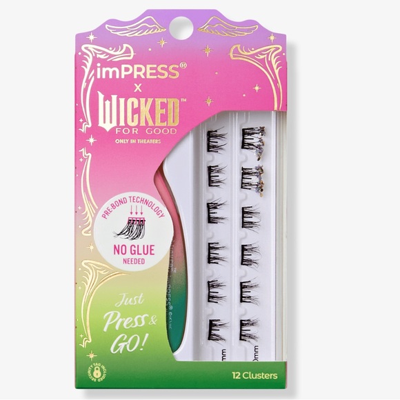 4 Sets imPRESS Wicked Press On Lashes Clusters New - Picture 12 of 16